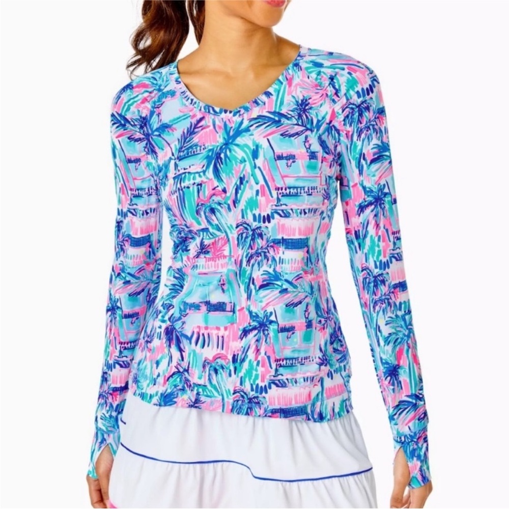 Lilly Pulitzer Luxletic Tarah UPF 50+ Sunguard Long Sleeve Top